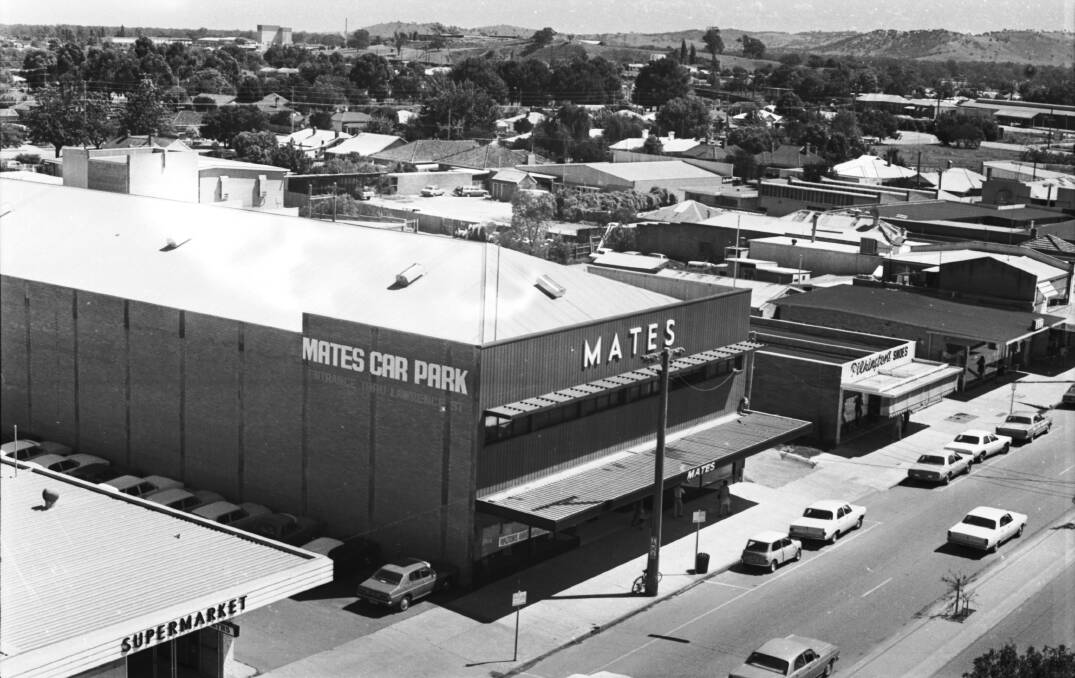 SHOPPING CENTRAL: The large three-storey Mates department store in 1969. Gateway Health is now located on the site.