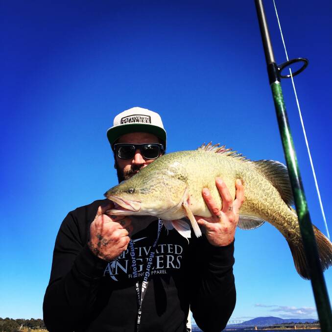 CATCH: Ben Barker managed to land this 70-centimetre nugget recently at the Hume Weir. What a great-looking fish ... an absolute beauty.