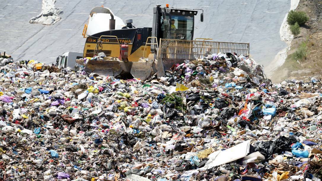 A file image of the Summerhill waste management centre. An investigation is underway into the source of two amputated legs discovered at the Wallsend facility.