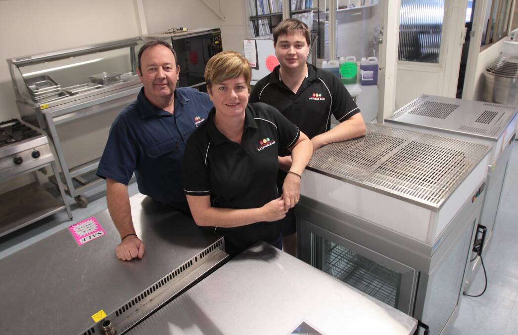 TAX CUT: Philip, Carolyn and Jay Wilson of South West Catering Care are happy with the tax cut for small business.