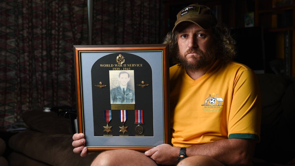 TRAUMATIC: Former soldier Robert Jordan is pleading for the return of war medals stolen from his Huon home. Picture: MARK JESSER