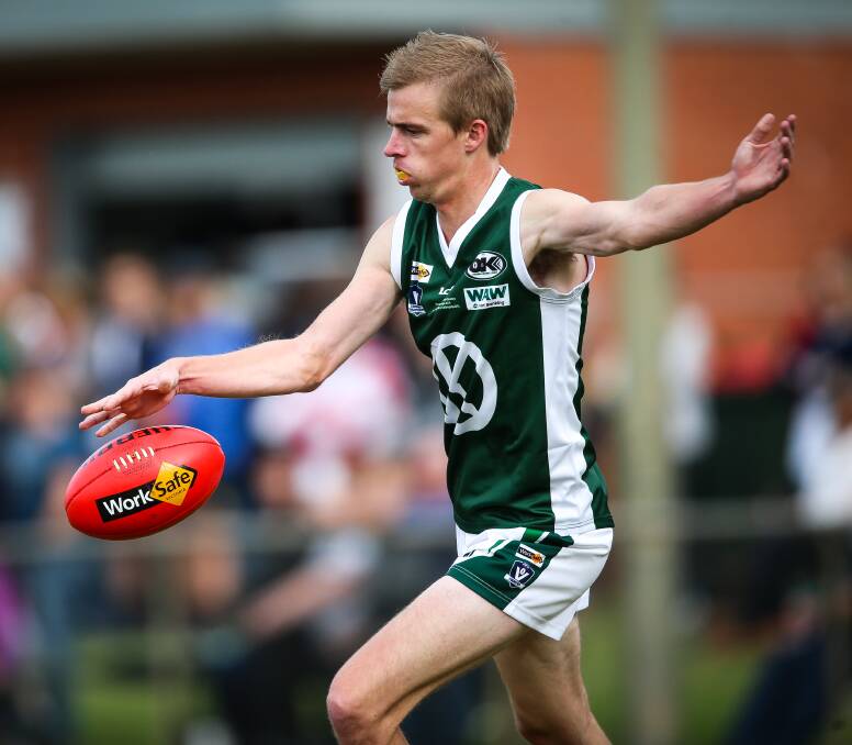 Jeremy Wilson kicked five goals for the Ovens and King against Tallangatta.