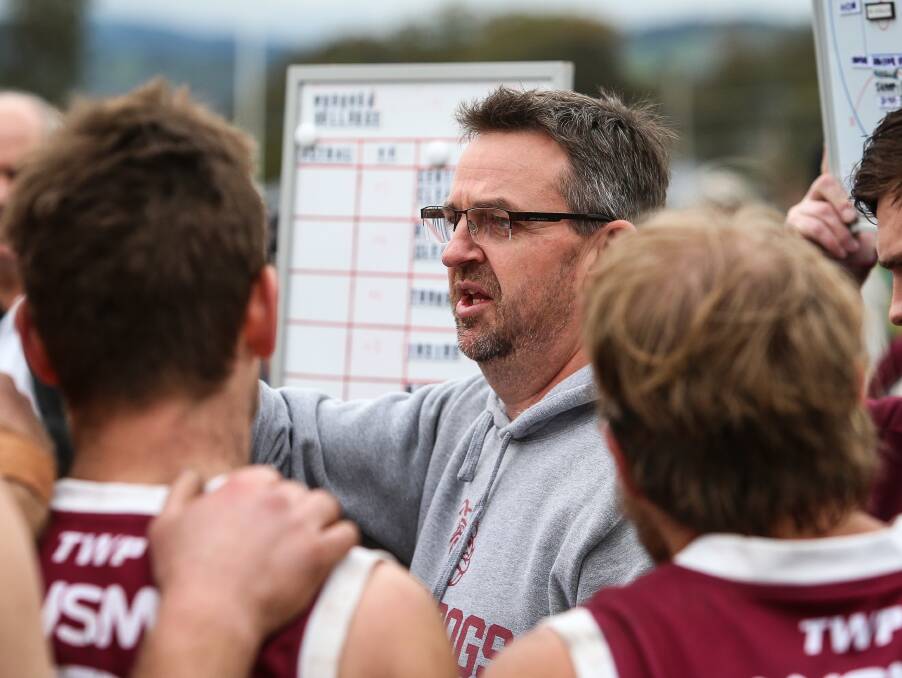 DOGS' DAY: Wodonga needs results to go its way to play finals but coach Dean Harding said: “to get to round 18 and still be some sort of chance, is a credit to the boys".