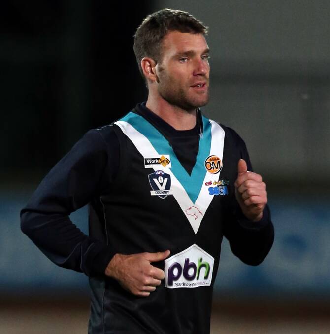 THE BUTLER DID IT: Adam Butler will play his 200th match for Lavington on Saturday when the Panthers host Wangaratta Rovers. Butler has been one of the Ovens and Murray's best defenders since joining the club in 2005.