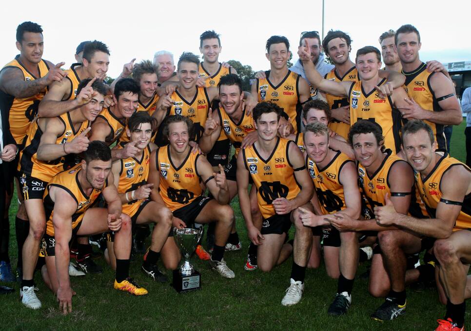 The Ovens and Murray interleague team after its victory against Hampden.