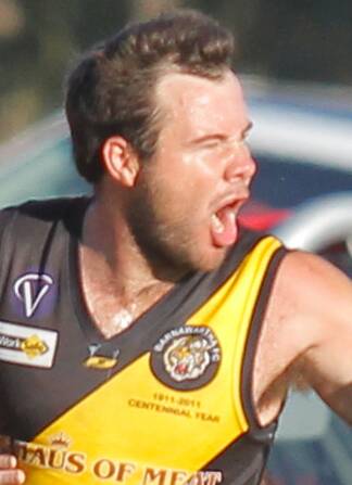 NOW WE'RE COOKING: Peter Cook kicked 12 goals for the Tigers on Sunday.