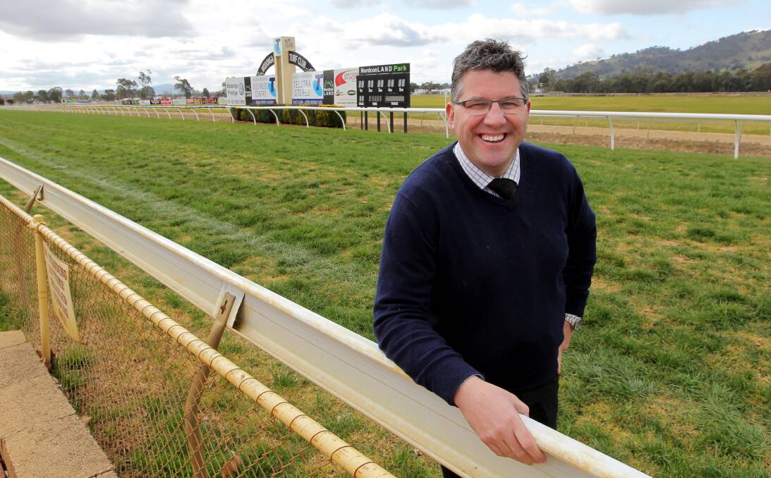 MAY THE FORCE BE WITH US: Wodonga and District Turf Club general manager Tom O’Connor hopes shifting the Jack Maher Classic to May from 2017 will ensure a kinder run with the weather after this year's event was abandoned.