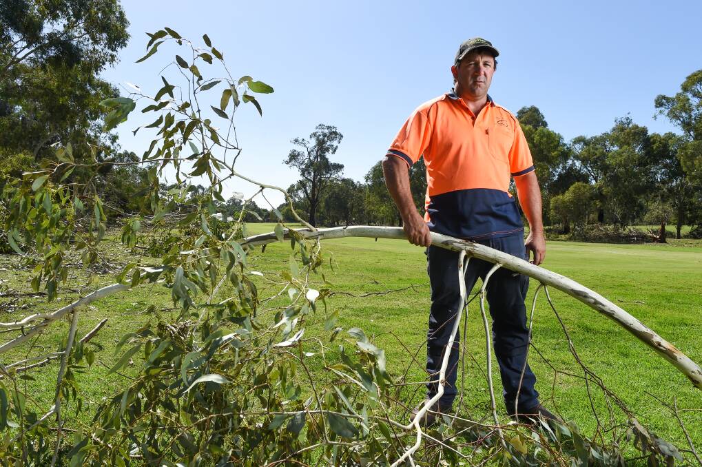 IN THE ROUGH: Wodonga Golf Club superintendent Alan Chappell said the course was closed last week "until we found out what the safety issues were".