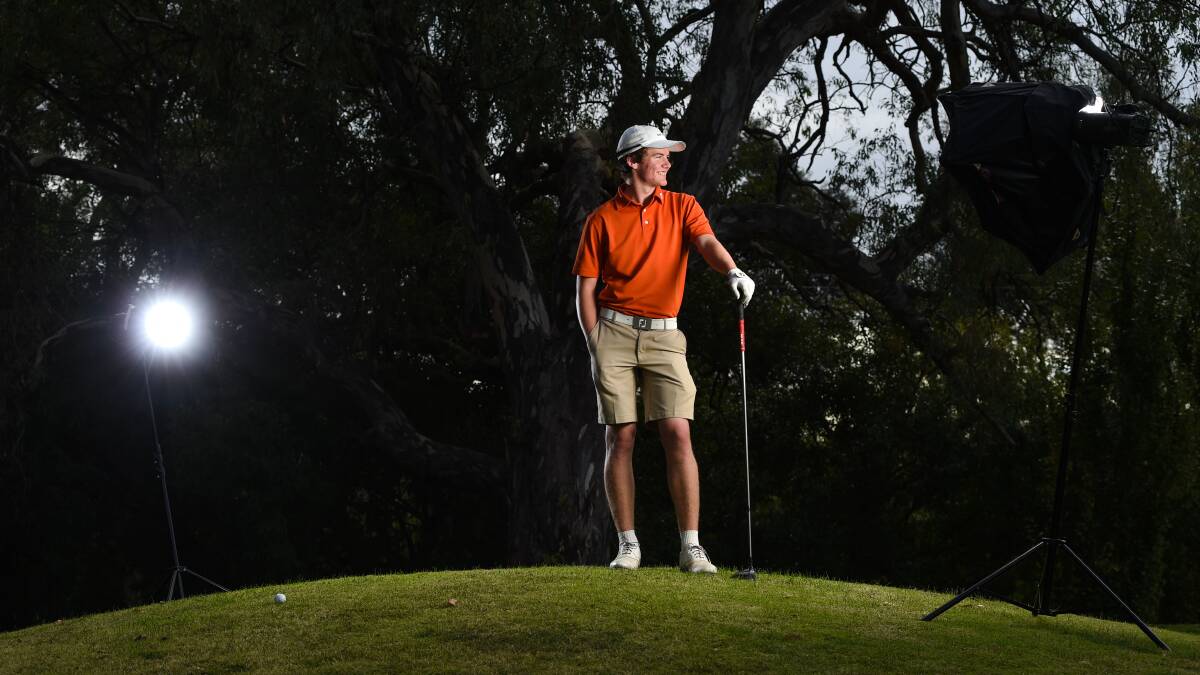 SHOOTING FOR THE STARS: Liam Gransden won Thurgoona’s club championship with a record 10-under score. Picture: MARK JESSER