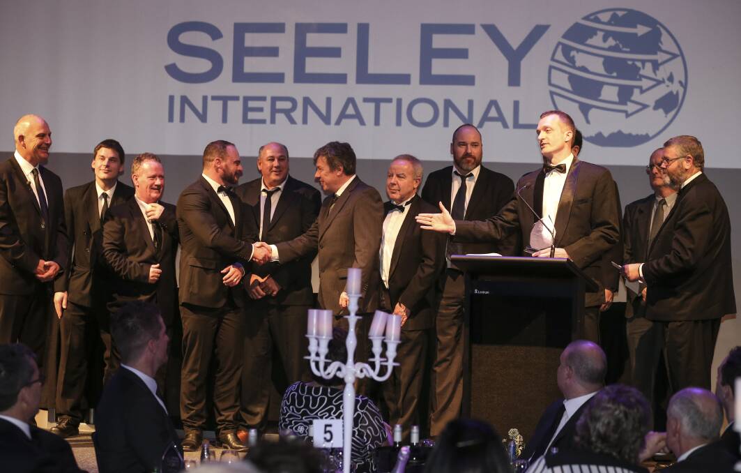 Seeley International took out the excellence in innovation and the most outstanding medium or large business at the Albury-Wodonga Business Awards recently. Picture: JAMES WILTSHIRE