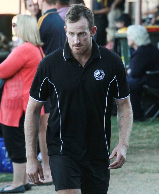 BACK: Michael Newton will return for the Magpies against Yarrawonga on Saturday, two months after he was sent to the sidelines early in the Wangaratta derby.