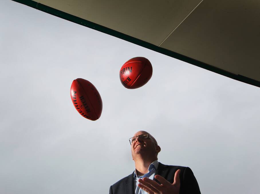UP IN THE AIR: AFL NEB general manager John O’Donohue will make a presentation to the Ovens and Murray board.