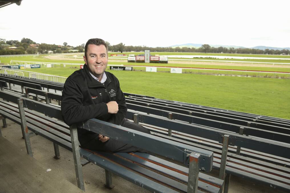 CUP COUP: Albury Racing Club chief executive John Miller said next year's Gold Cup carnival will be worth almost $800,000 in prizemoney. Picture: ELENOR TEDENBORG
