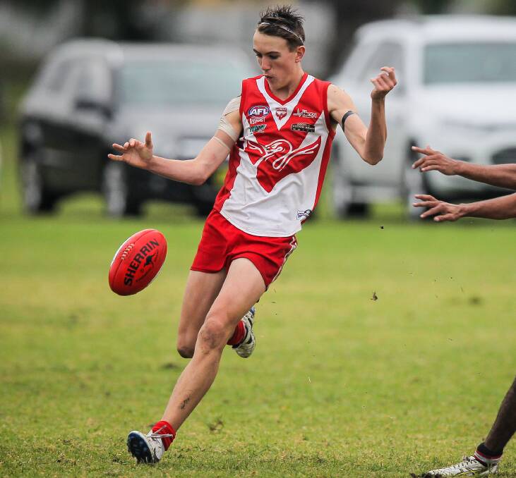Henty's Harrison Macreadie could be a first-round AFL draft selection.