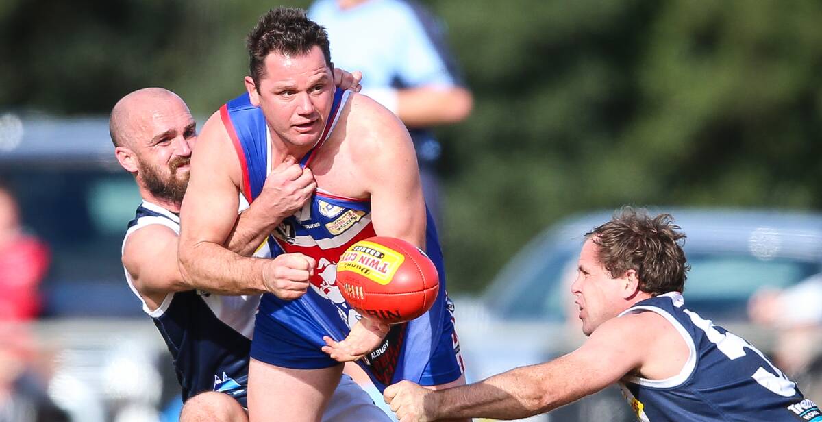 BEST IN THE BUSINESS: Jayden Kotzur has set the Tallangatta and District league alight with Thurgoona this season and, if he fires in Saturday's grand final, it will go a long way to the Bulldogs securing their first flag.