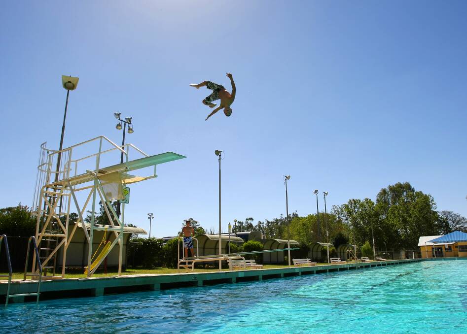 JUMPING IN: Federation Council is ready to move forward with plans to upgrade Corowa's pool to be presented at Tuesday's meeting.