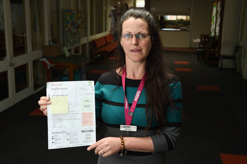 Pressure: Naomi Jansen witnesses daily the difficulties created for many residents as a result of escalating energy prices. Picture: MARK JESSER