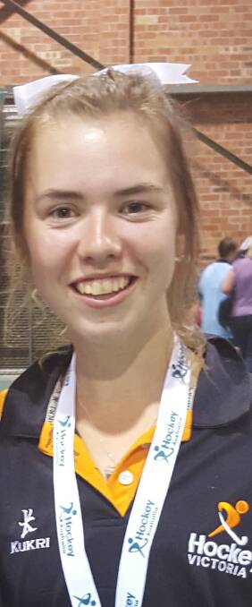 SQUAD MEMBER: Kiewa player Macey Sutherland, 16, will compete in the School Sport Australia hockey championships in Melbourne between August 6 to 13.