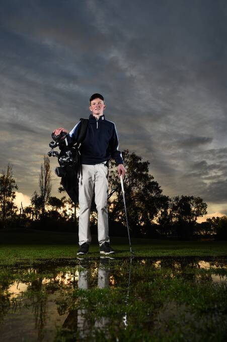 ACHIEVER: Wodonga's James Walker, 14, is proving he can handle any conditions, finishing second in the Victorian junior secondary schools final. Picture: MARK JESSER