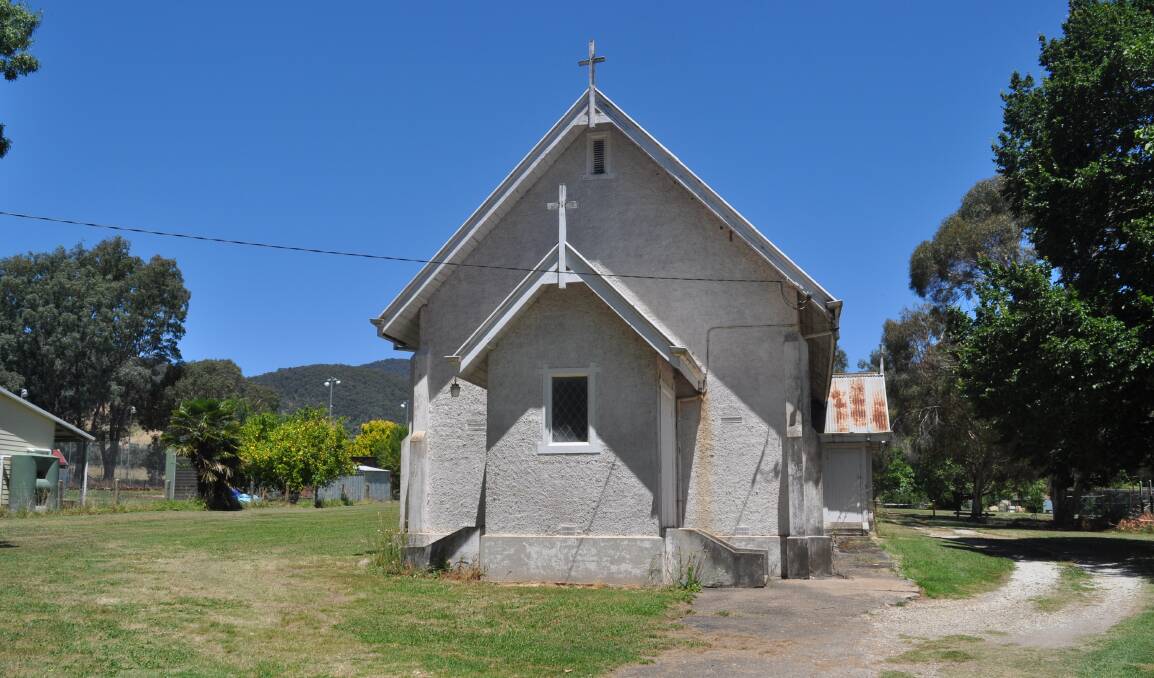 ORIGINAL STYLE: Lead light windows and solid wooden doors feature in the former Catholic church in Eskdale, a period building being presented for auction on January 27.