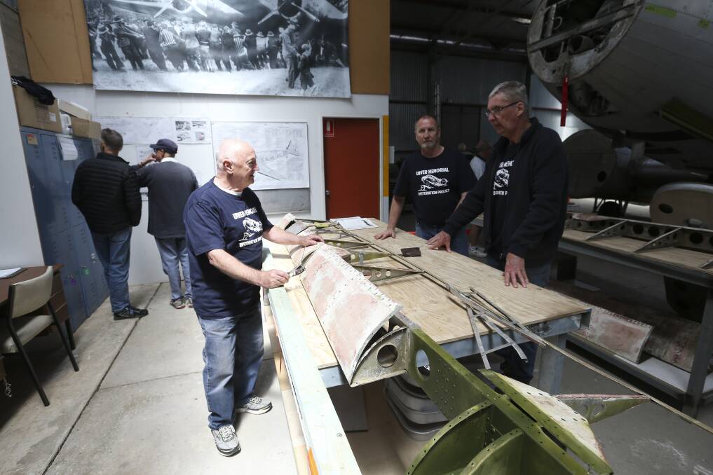 The Uiver DC-2 restoration day on Saturday allowed the community to view the progress so far. Pictures: ELENOR TEDENBORG