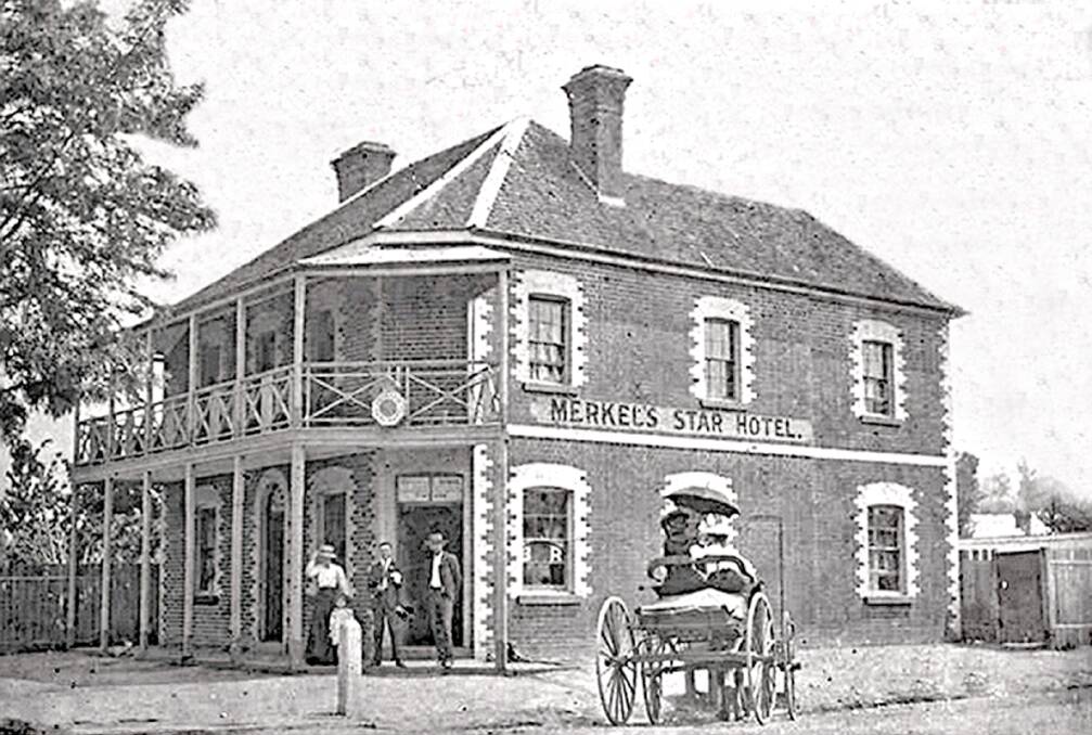 An early photo of the Star Hotel. Mrs Margaret took over the hotels license in
February 1902. Picture supplied