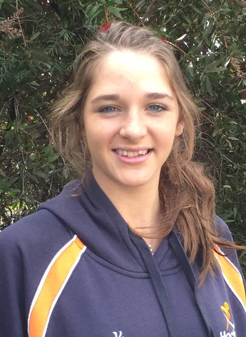 SELECTED: Wodonga's Eryn Norie, 16, is part of the Victorian squad.