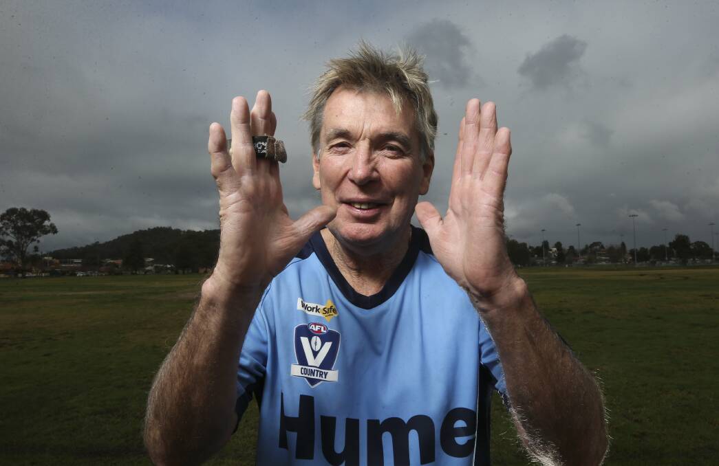ALL CLEAR: North East umpire Peter Andriske will control his 700th football game this weekend, running out for Thurgoona versus Rutherglen. Picture: ELENOR TEDENBORG