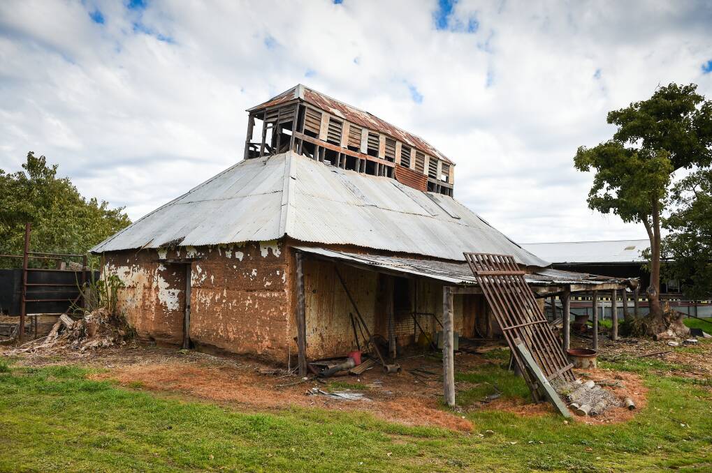 ONE OF A KIND: Sitting on private land near Corowa, the magnanerie, built 1877, has also been used as a shearing shed, workshop and for storage. Pictures: MARK JESSER