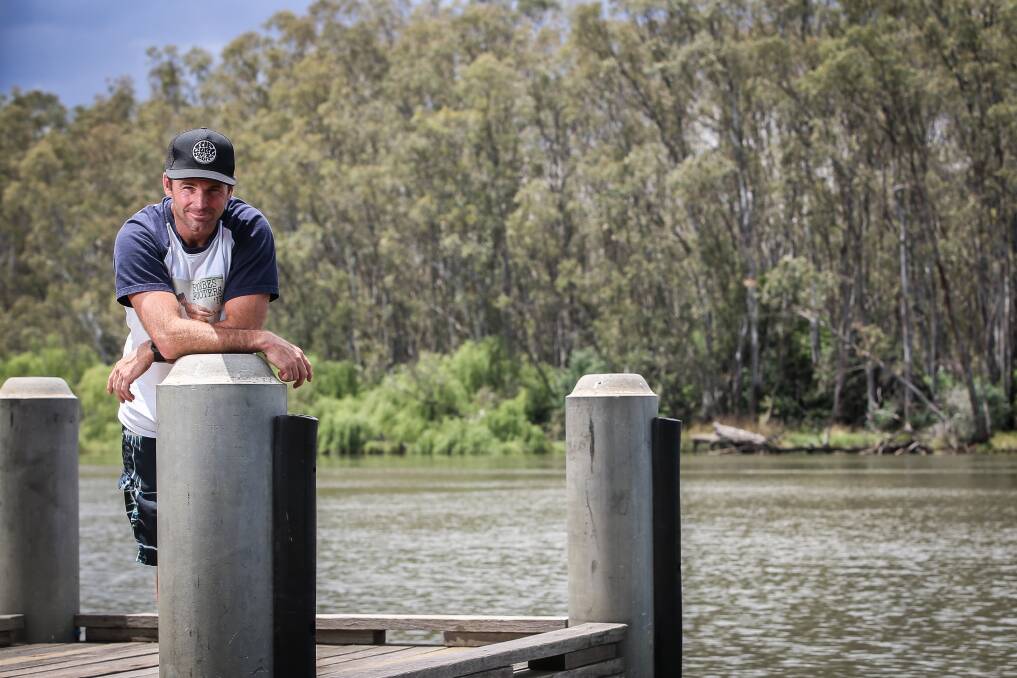 UNDER THREAT: Peter O'Neill, of Skin, Ski and Surf, Yarrawonga, says a river wakeboarding restriction will effectively shut down the local industry.