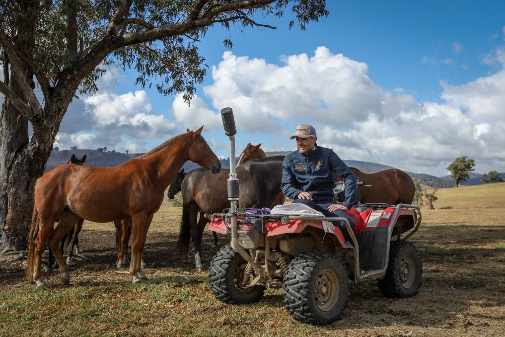 "We're definitely hanging out for the rain now," Wantagong beef farmer Jimmy Grills says. Picture by James Wiltshire 