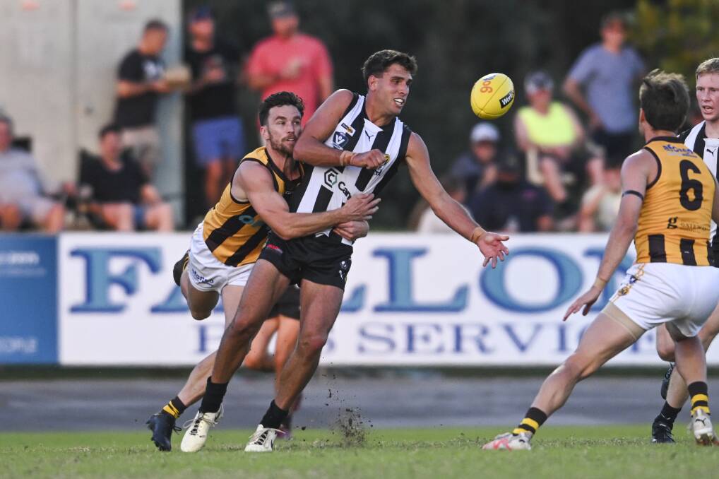 Highlights from the Ovens and Murray Football Leagu round one clash. Pictures by Mark Jesser