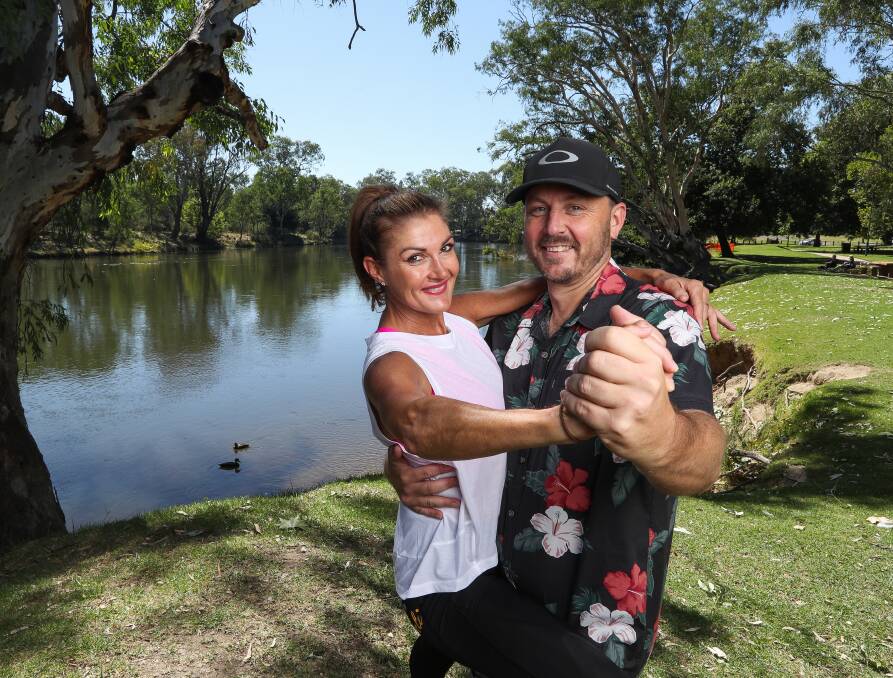 TWO FOR TANGO: Dance teacher Charli Ivic says she and partner Danny Lowe will aim for some flashy moves and lifts during their Argentine tango routine at this year's Stars of the Border Dance for Cancer. Picture: MARK JESSER