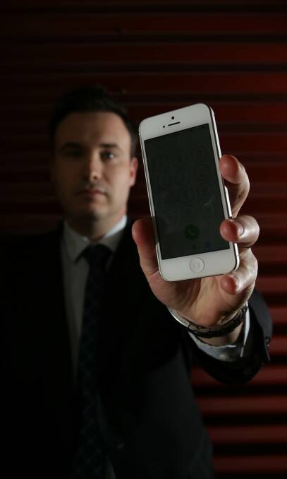 BE ALERT: Freedom Accounting Group partner Ryan Gleeson says people need to protect their personal information from phone scammers. Picture: ELENOR TEDENBORG
