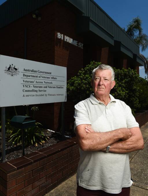SERVICE NEEDED: Wodonga RSL president Kevyn Williams says any plan to close the Wodonga Veterans' Access Network office would be "a travesty". Picture: MARK JESSER