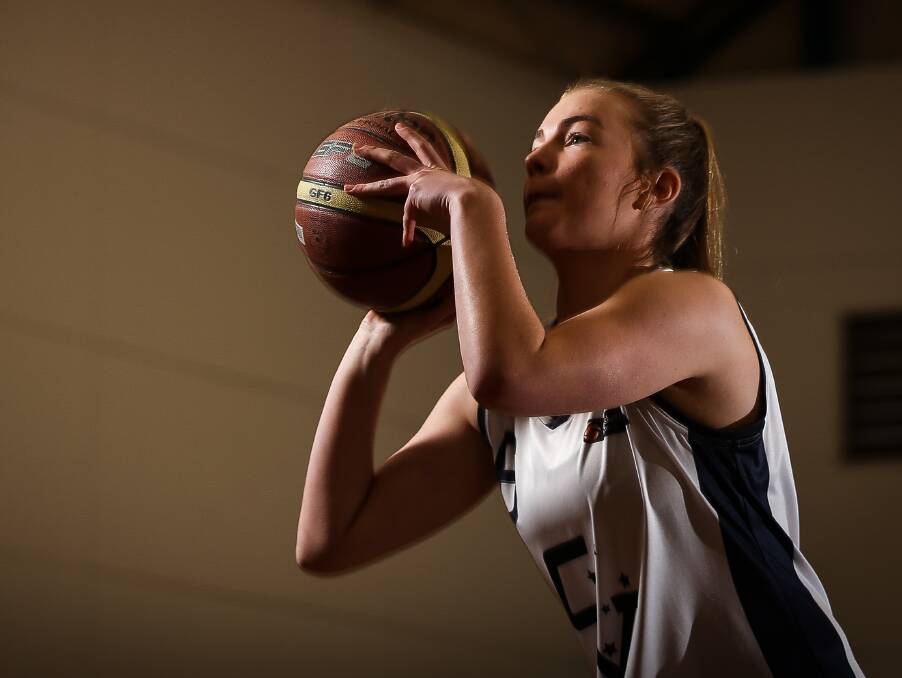 AIMING HIGH: Among the teenager's future goals are playing in the US college system or being part of the Women's National Basketball League in Australia.