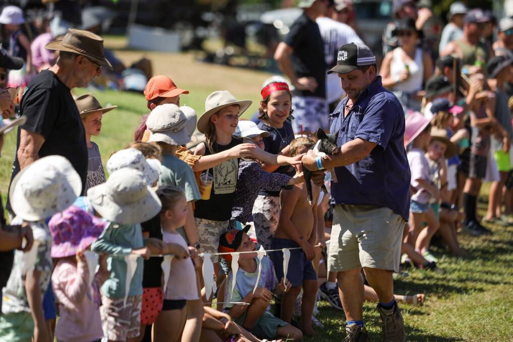 Hats were worn everywhere during the Mighty Mitta Muster on Sunday, March 10, a weekend when high temperatures were recorded throughout Victoria. Picture by James Wiltshire