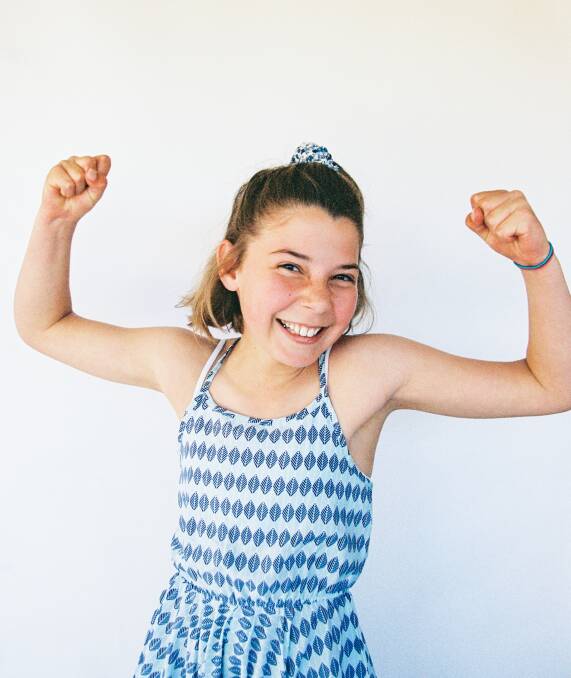 STRONG AND BOLD: Albury's Sienna McFarlane has taken part in a Girls Have Stamina workshops. Picture: GABRIELLE CONNOLE 