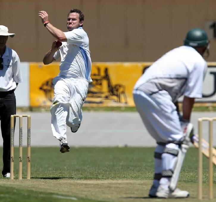 City Colts’ Aaron Braden finished with 4-29 from his 10 overs.