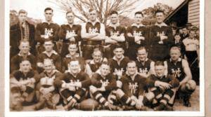 Fred Matthews, third from left in middle row.