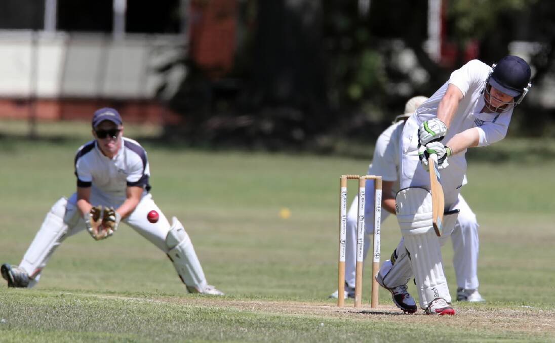 Isaac Willett flicks one off his pads for Colts, but was out soon after for six. Pictures: PETER MERKESTEYN