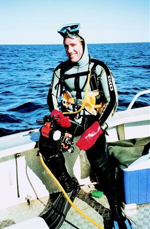 The missing man... The Esperance community is mourning diver Peter Clarkson after he was attacked by two sharks.