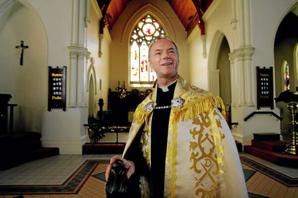 l Father Peter MacLeod-Miller, the new rector of St Matthew’s Church in Albury, wants to help young people and people with disabilities whether or not they are church members. Picture: RAY HUNT