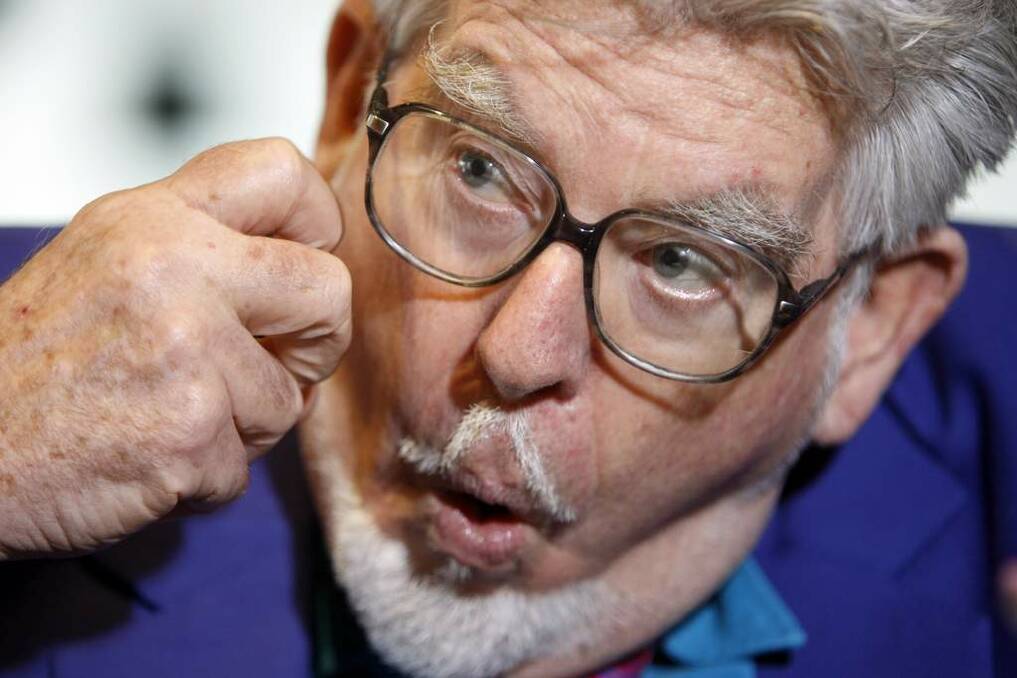Rolf Harris in London. He has released his classic song Tie Me Kangaroo Down Sport as a children's book and embarked on a tour to Australia. Photo: Mike Bowers