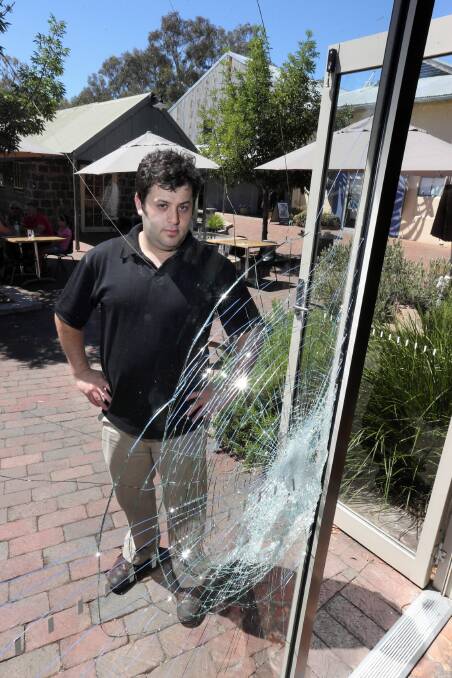 Wassim Saliba is fed up after his cafe La Maison Cafe, at Gateway Village, was broken into for the 22nd time. Picture: PETER MERKESTEYN
