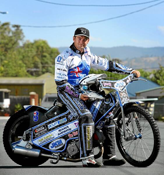 Mark Jones is gearing up for a night of speedway at Wodonga tomorrow. Picture: MATTHEW SMITHWICK