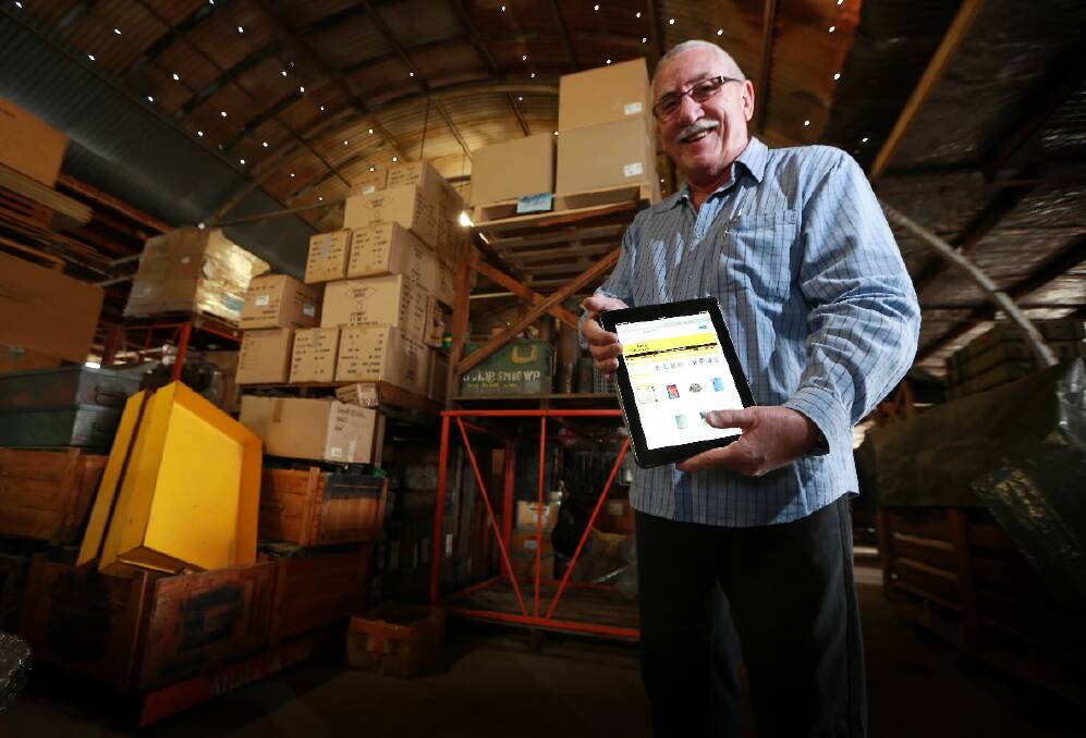 Wodonga’s Bill Toole is the poster boy for the digital economy that Albury and Wodonga councils are urging local businesses to get on board with through a series of workshops. Picture: JOHN RUSSELL
