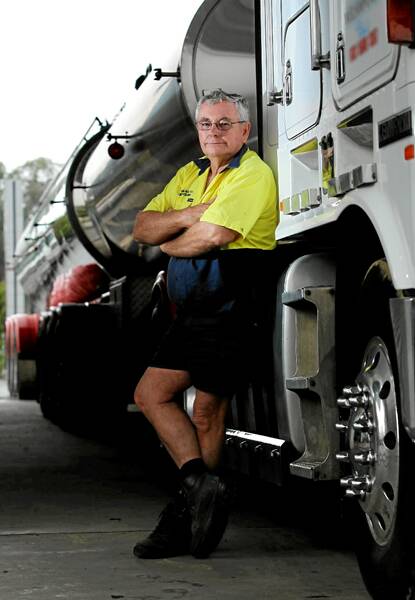 Doug McMillan: a carbon tax will hit truckies hard. Picture: MATTHEW SMITHWICK
