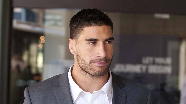 Charged with drink-driving and driving without a licence last week: James Tamou. Photo: Harrison Saragossi