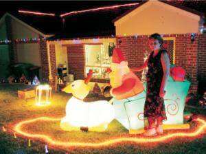 Homes aglow with Xmas spirit